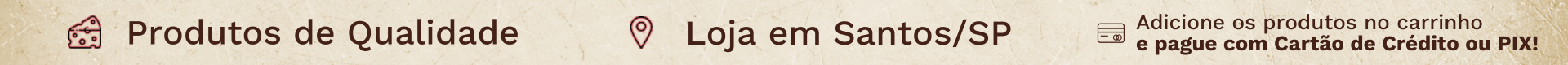Produtos de Qualidade | Loja em Santos/SP | Faça seu pedido e pague com cartão ou PIX.