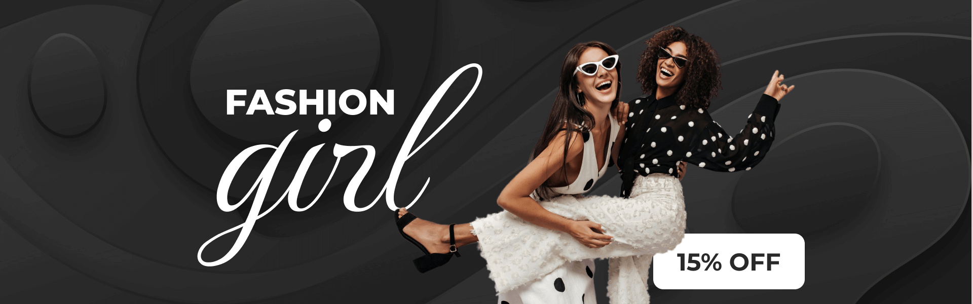 Full banner desktop black