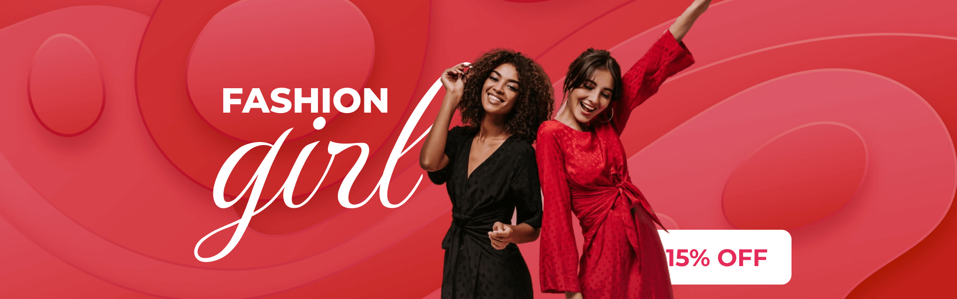 Full banner desktop red