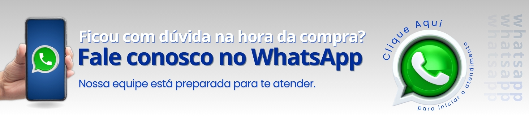 PEÇA PELO WHATSAPP