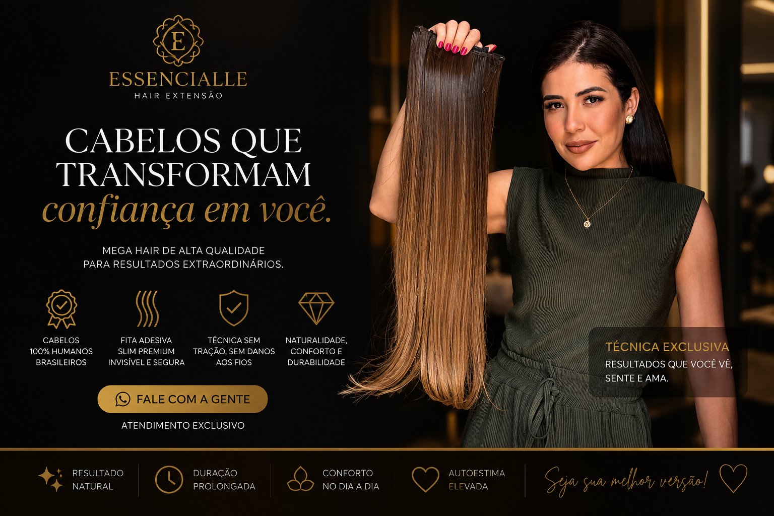 Banner cabelo