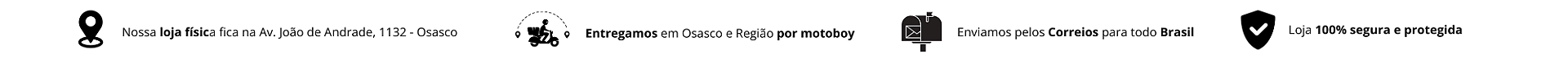 Endereço e entrega