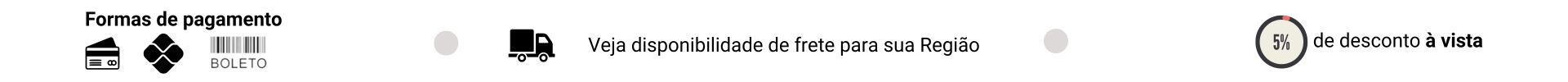 Formas de pagamento
