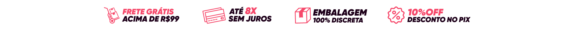 Nobili Intimates - SexShop - Banner Tarja - Pagamentos