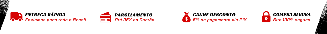 Entrega, parcelamento e desconto