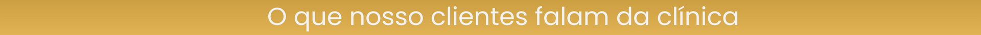 O que nosso clientes falam da clínica