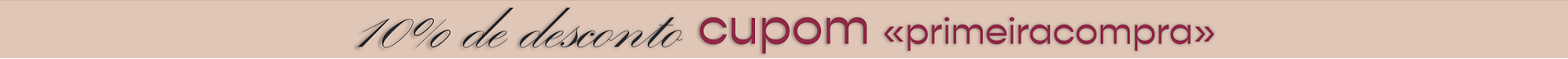 cupom primeira compra