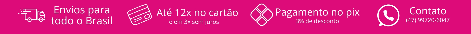 Banner tarja inicial