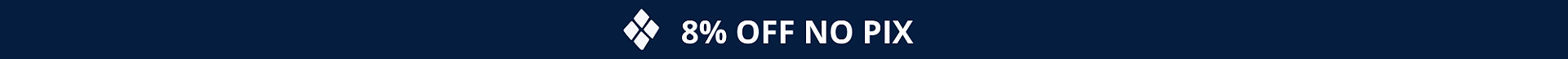 8% OFF NO PIX