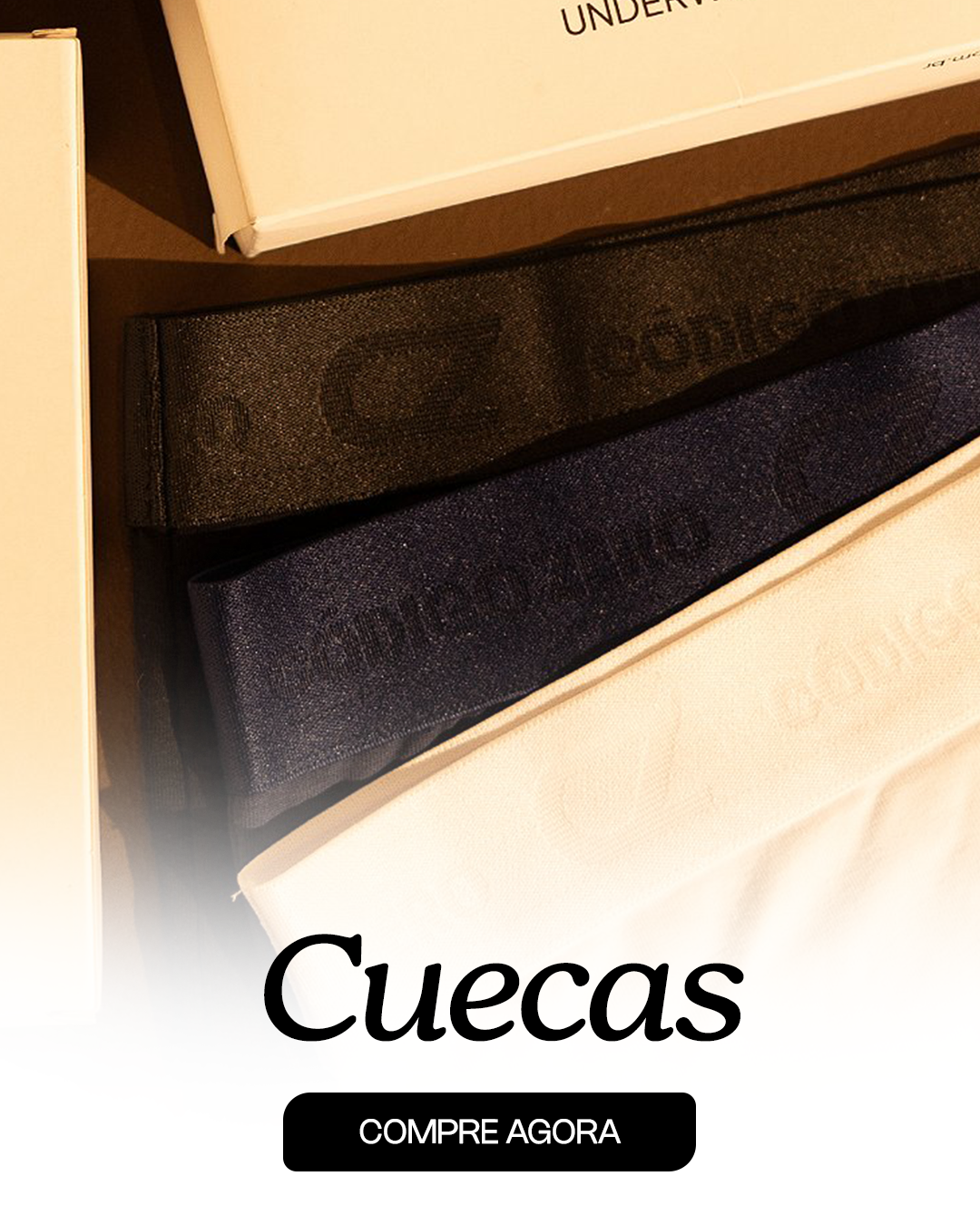 Slide categoria Cuecas
