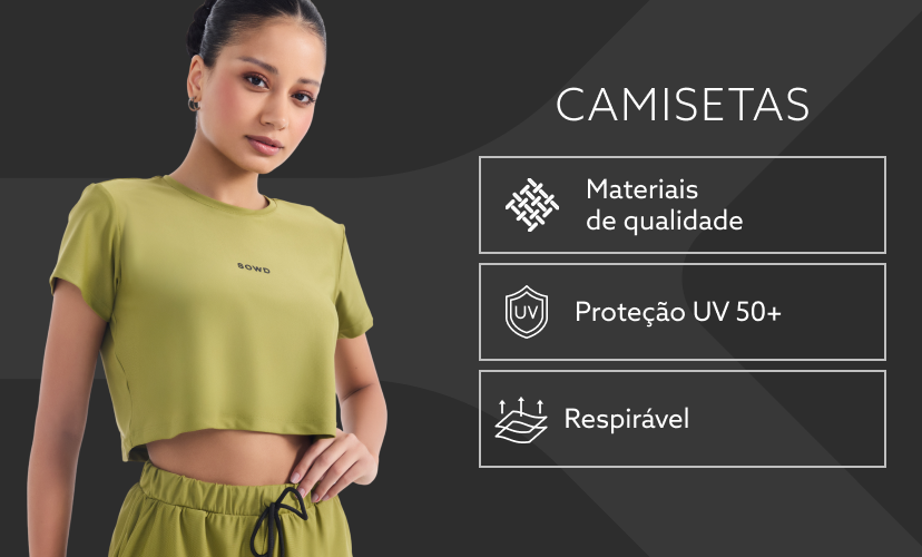 Banner Categoria Camisetas Feminino - Mobile