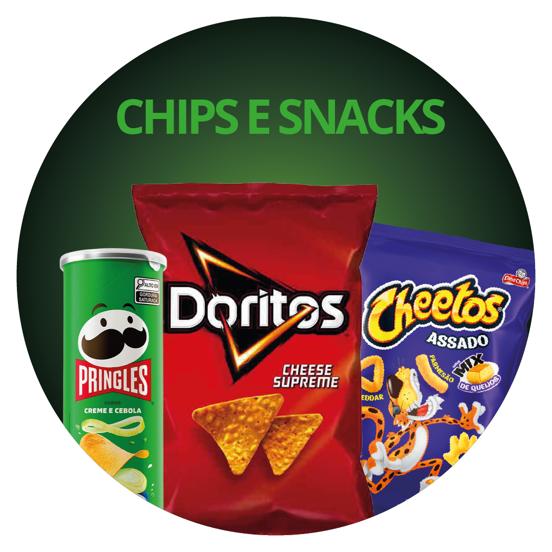 SLIDE CATEGORIA CHIPS E SNACKS