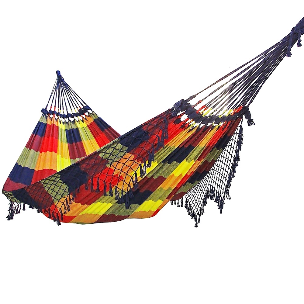 Rede  Descanso Casal com estilo colorida