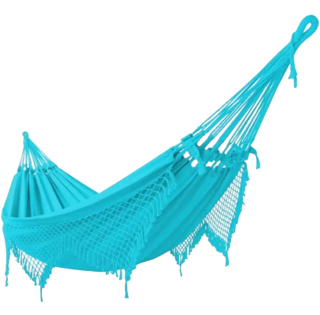 Rede Casal de Luxo Azul Celeste