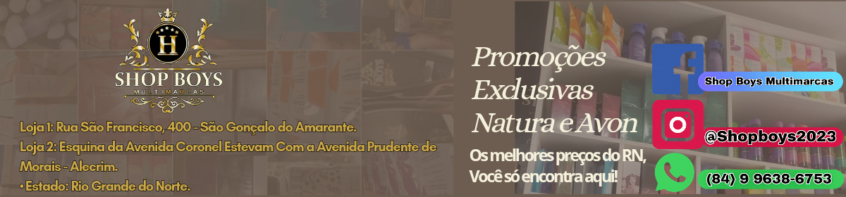 Bem Vindo(a) a Shop Boys Multimarcas!