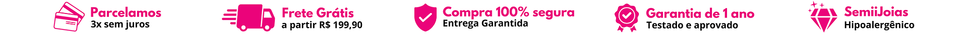 Garantia de 1 ano e Hipoalergênico
