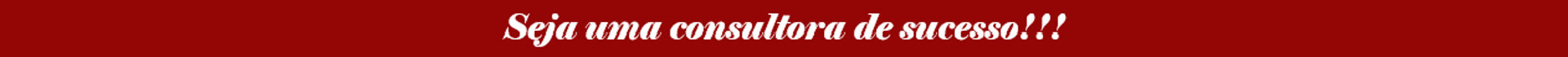 seja uma consultora de sucesso