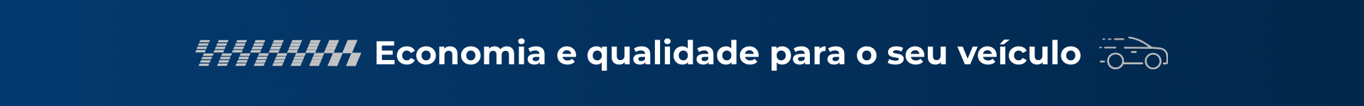 Banner Tarja Aliança Brasil Automotiva Economia e qualidade para o seu veículo