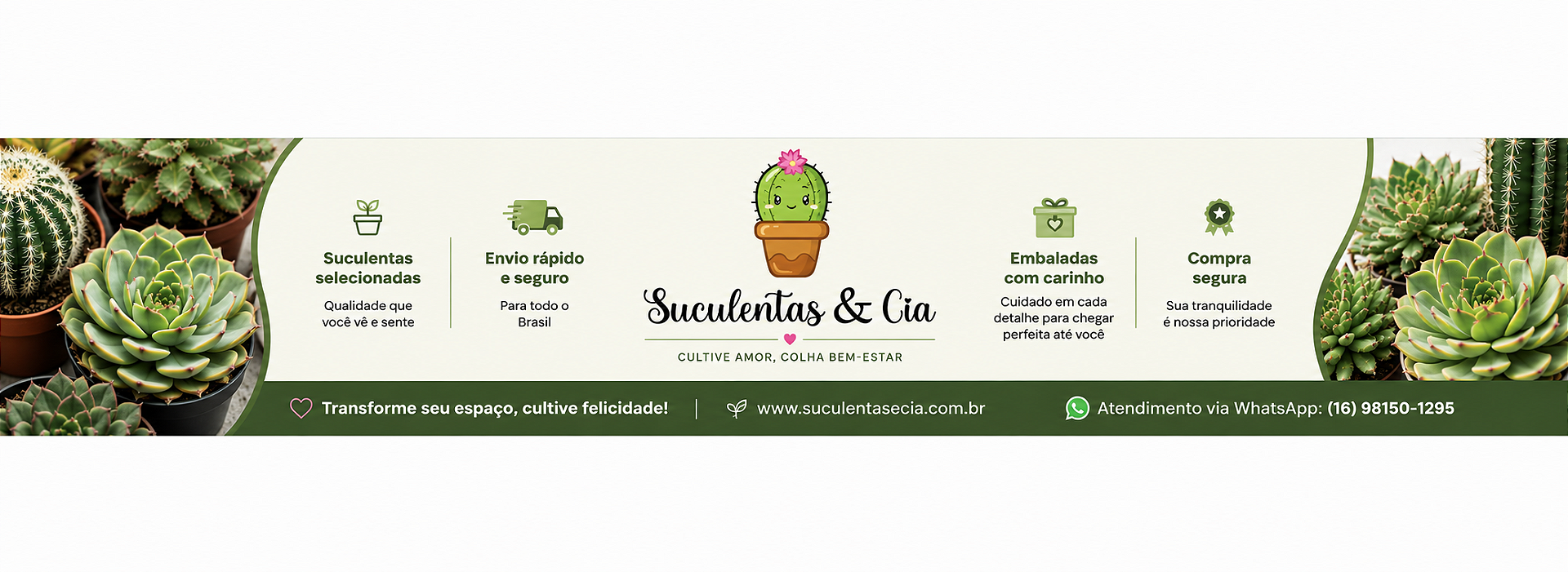 Cultive amor e colha bem estar