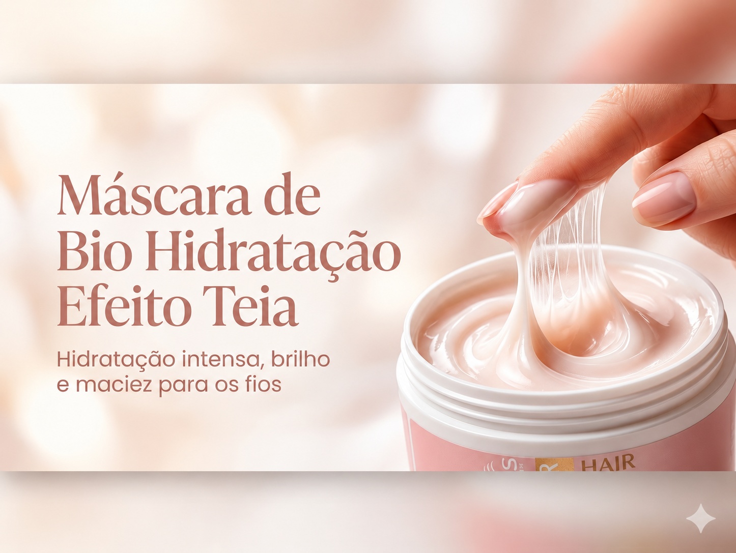 Mascara Bio Hidratação efeito teia