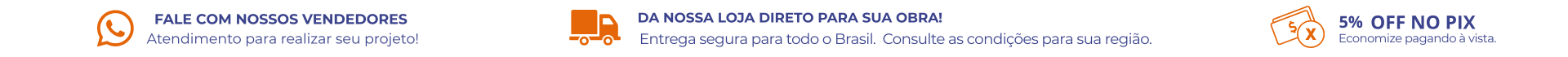 Tarja de benefícios da loja