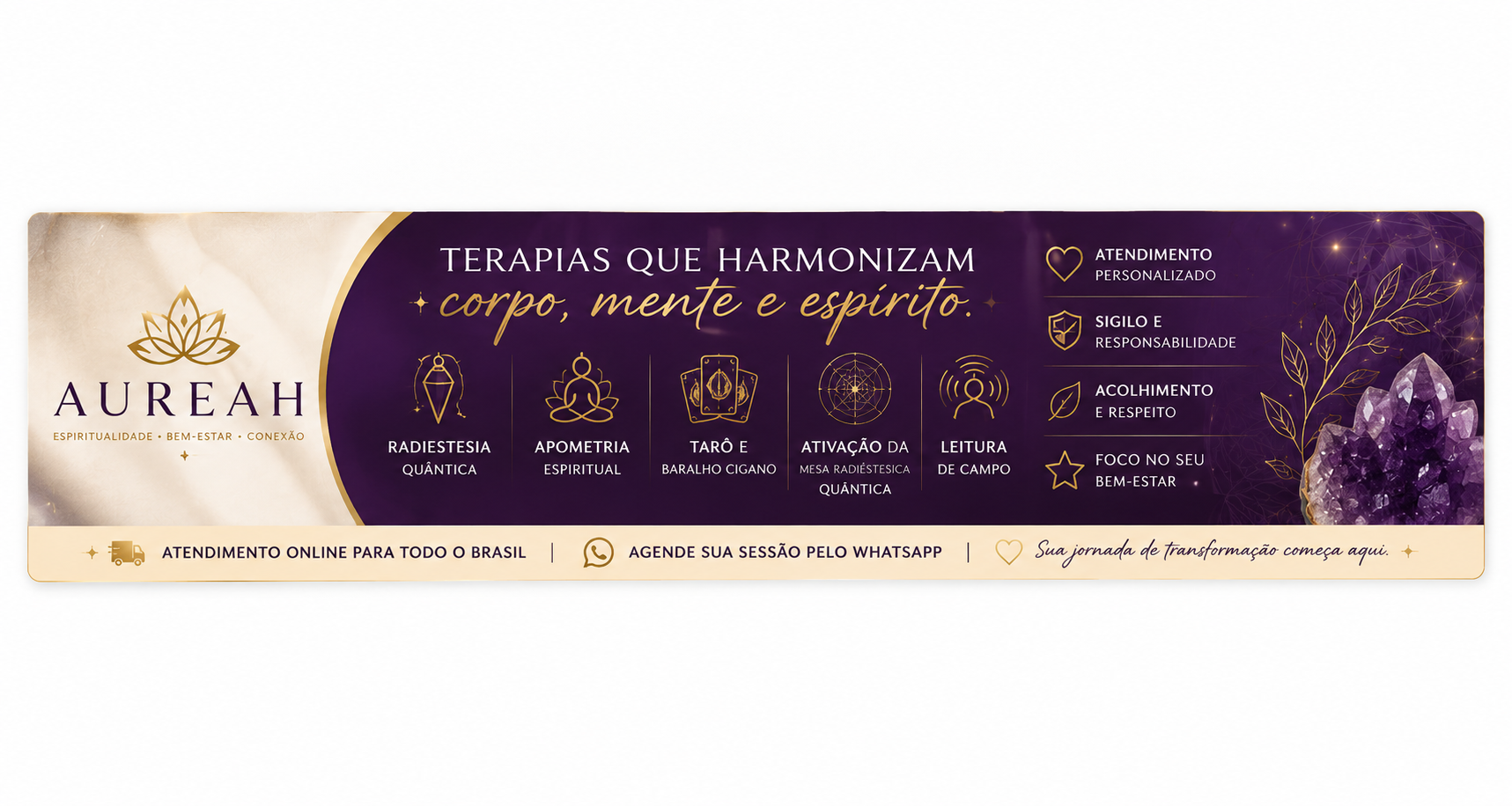 AUREAH de Bem-Estar e Espiritualidade