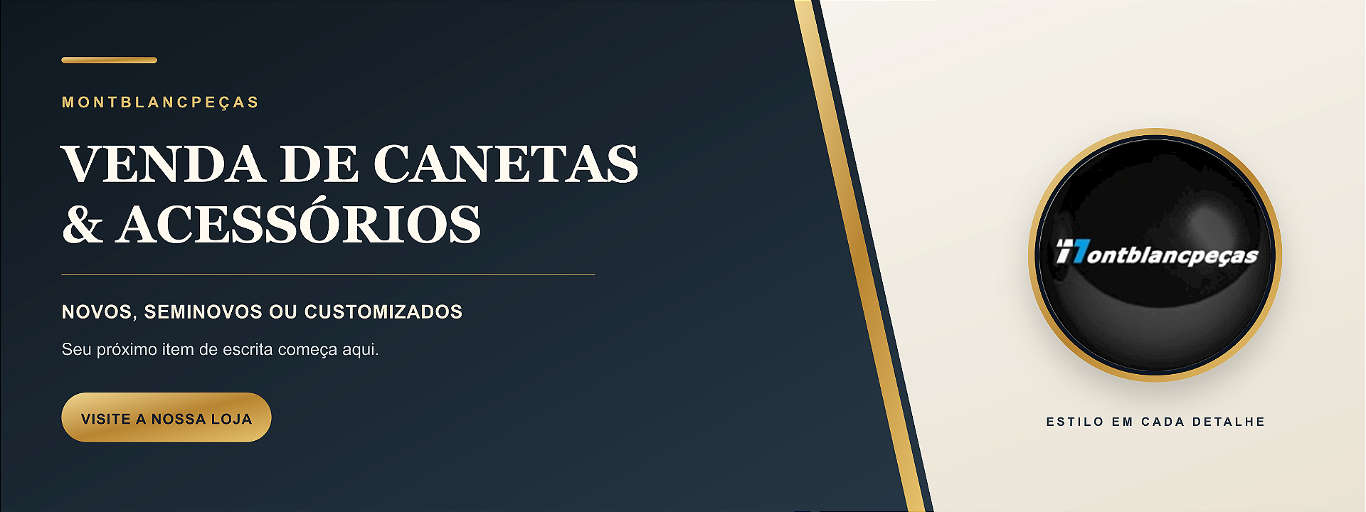VENDA DE CANETAS E ACESSORIOS NOVOS, SEMINOVOS OU CUSTOMIZADOS