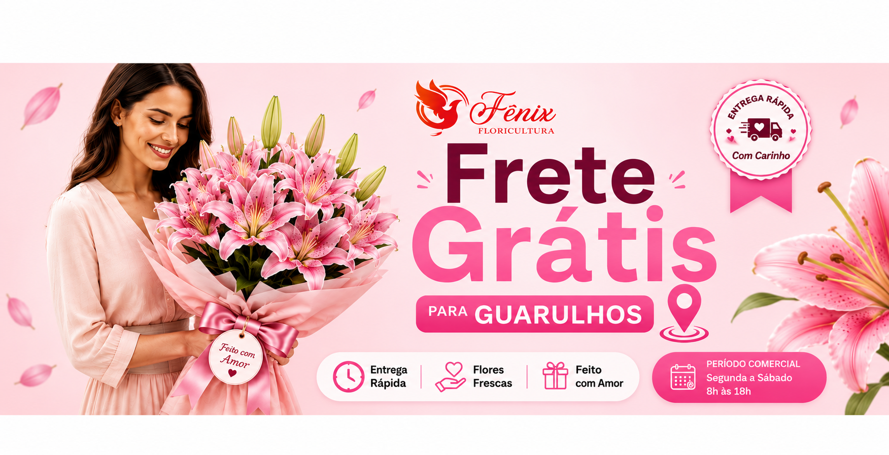 Buquês de Lírios
