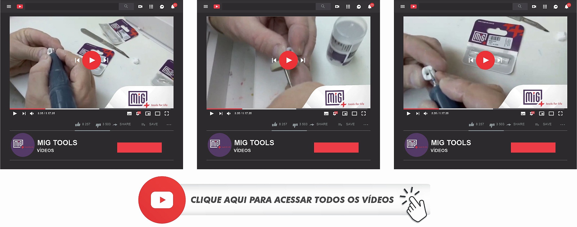 Banner Tarja Youtube
