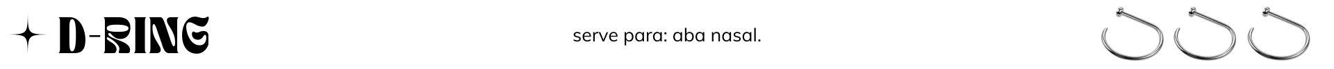 Modelo de joia - D-Ring