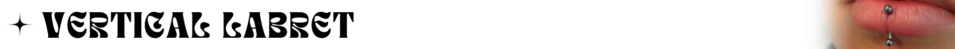 vertical labret