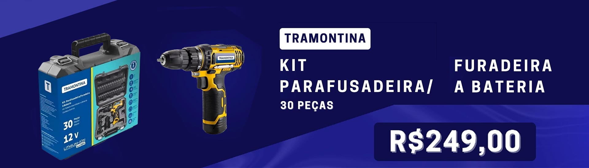 KIT PARAFUSADEIRA E FURADEIRA