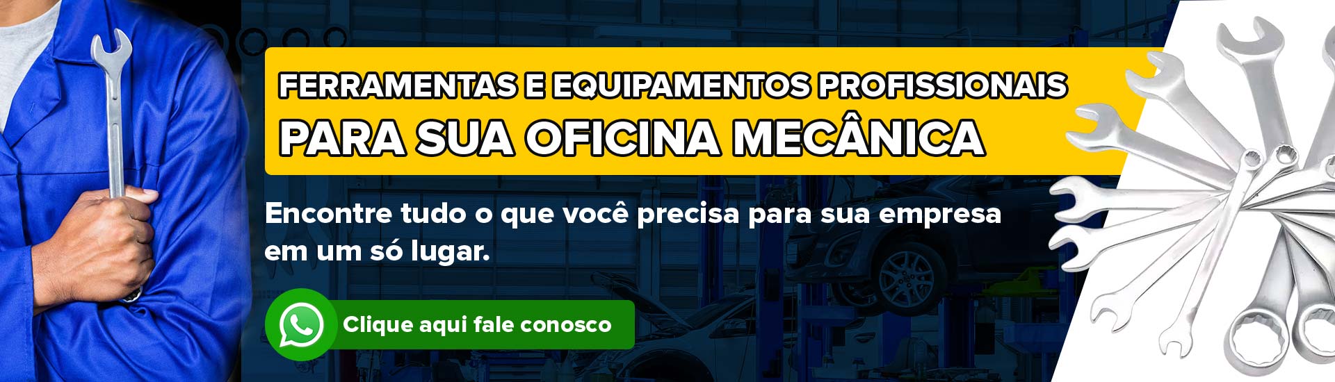 Ferramentas para oficina mecânica