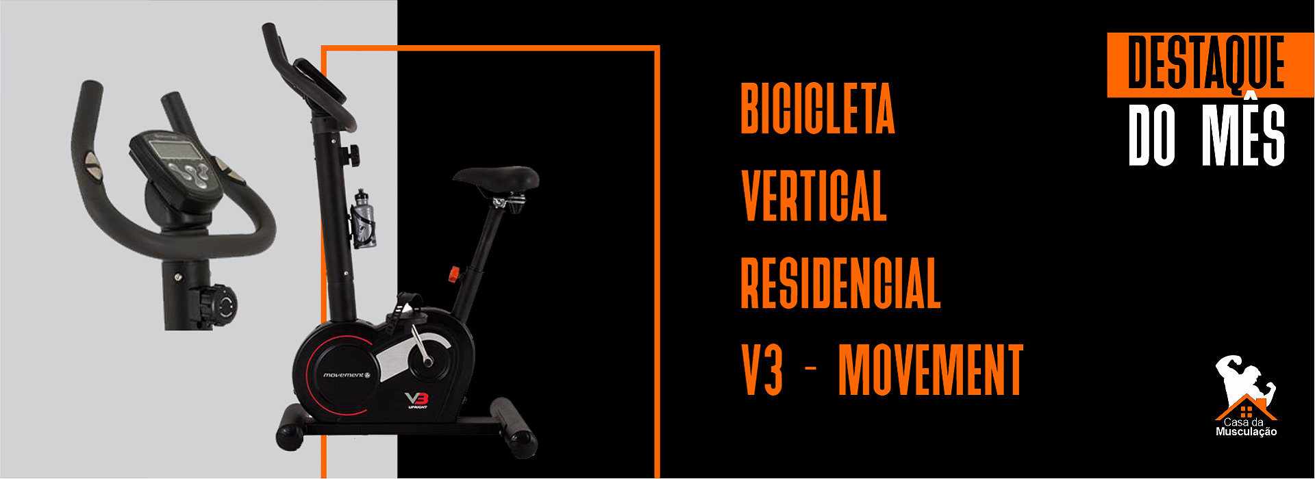 1-campanha de março/ Bicicleta Ergométrica Vertical Movement V3