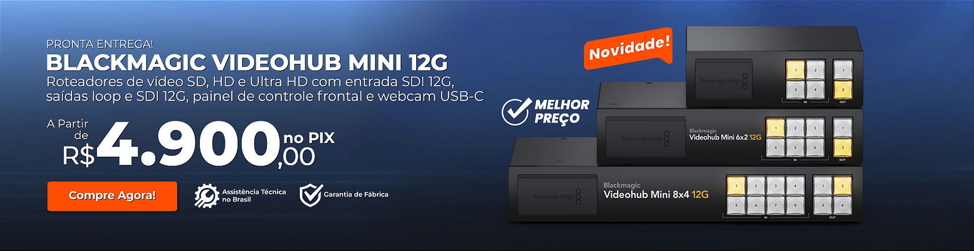 Blackmagic Videohub Mini 12G