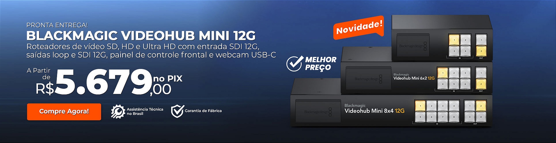 Blackmagic Videohub Mini 12G