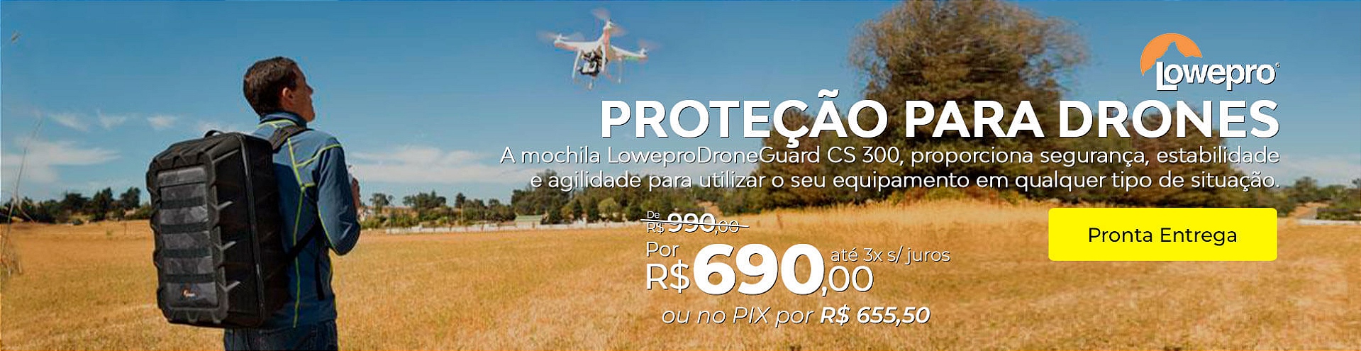 Mochila Lowepro DroneGuard CS-300