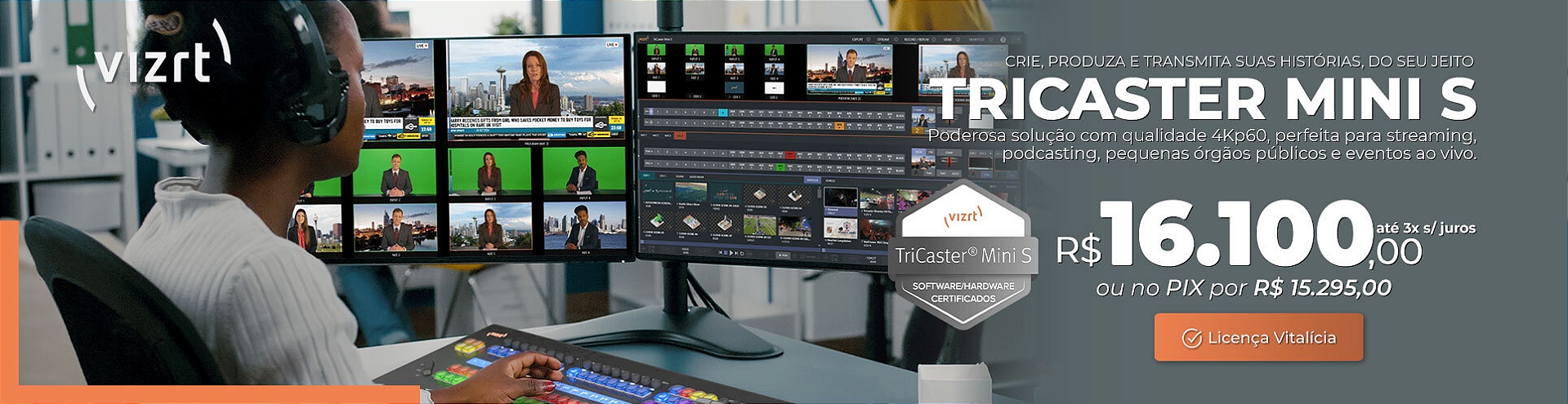 TriCaster Mini S - Soluções