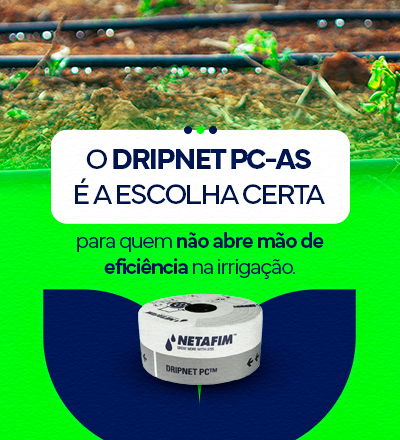 Dripnet é a escolha certa Zanagro Netafim mobile