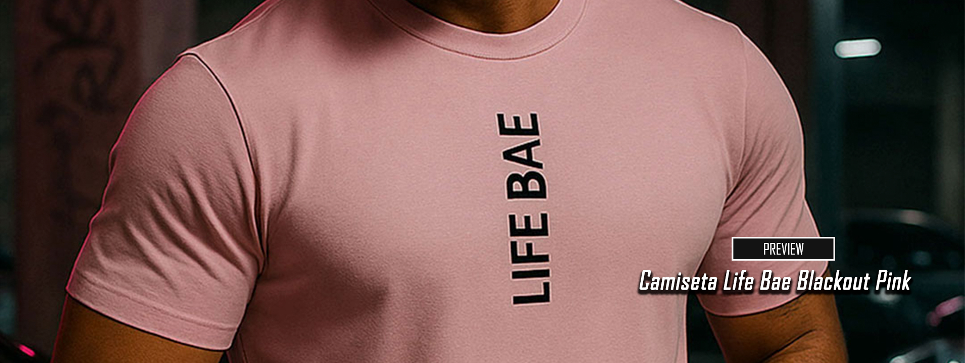 Camiseta Life Bae Blackout Pink  [mobile]