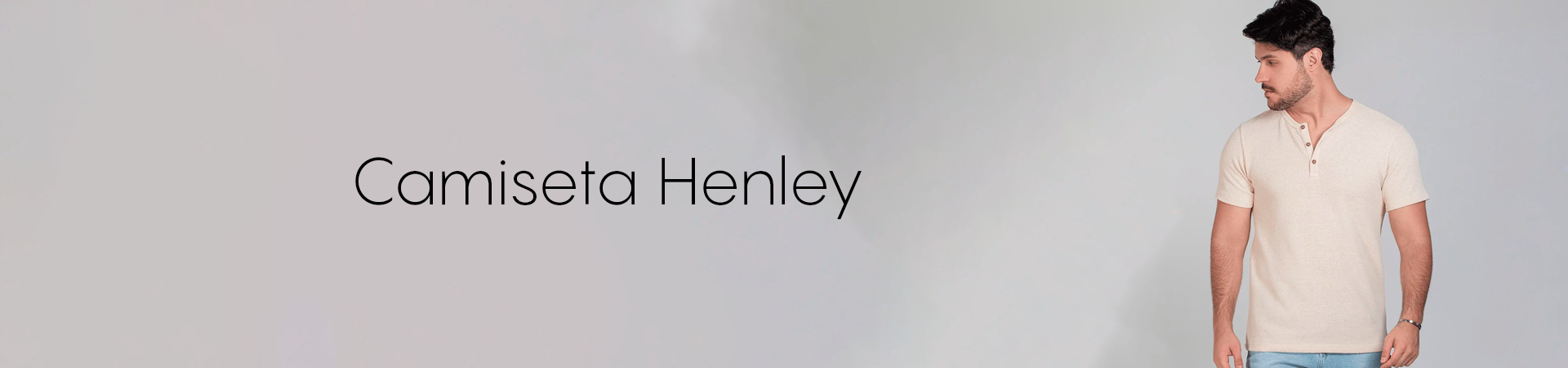 Camiseta Henley Banner @desktop