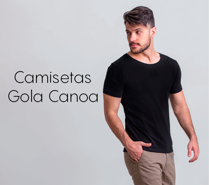 Camisetas Gola Canoa @mobile