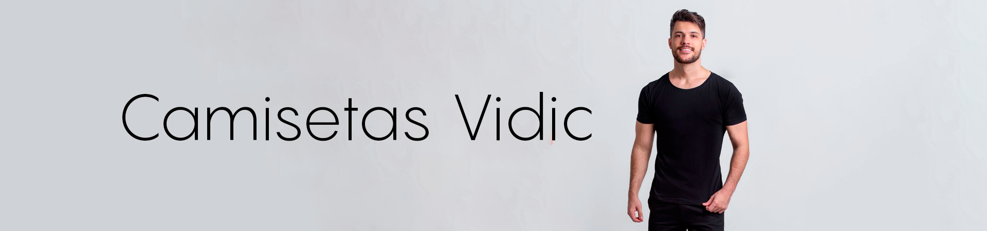 Camisetas Vidic banner @desktop