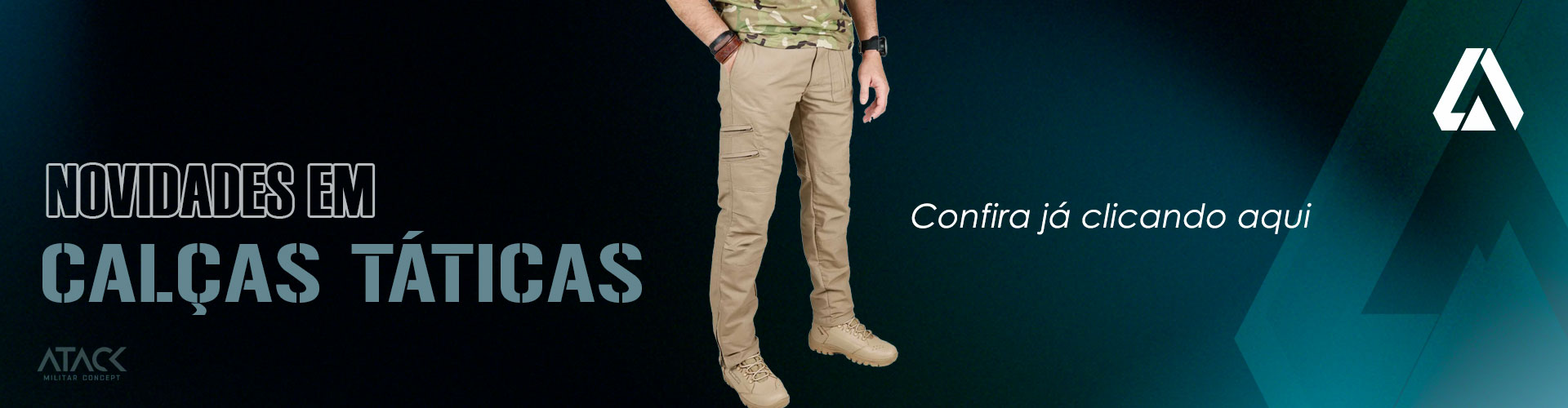 Banner Atack | Calças