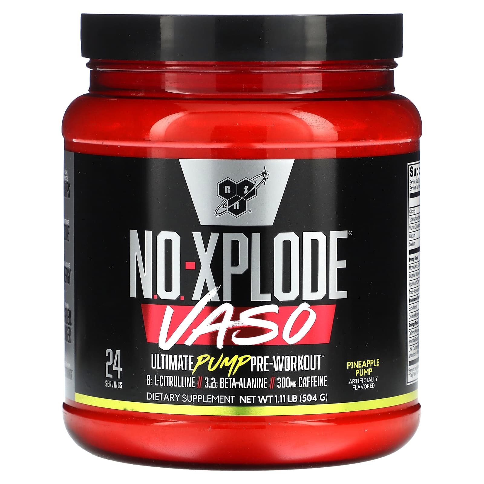 N.O.-XPLODE VASO BSN - Pump Supremo e Energia Explosiva - Primo