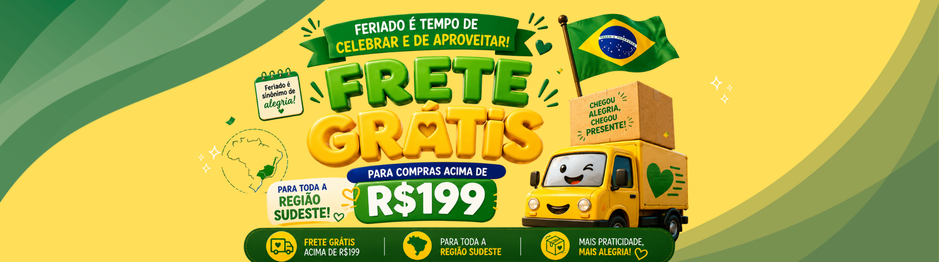 FRETE GRATIS SUDESTE