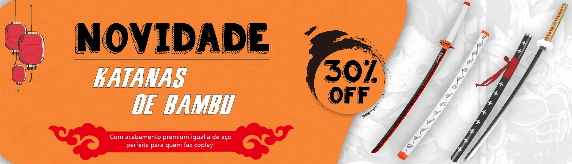 Banner Katanas Bambu