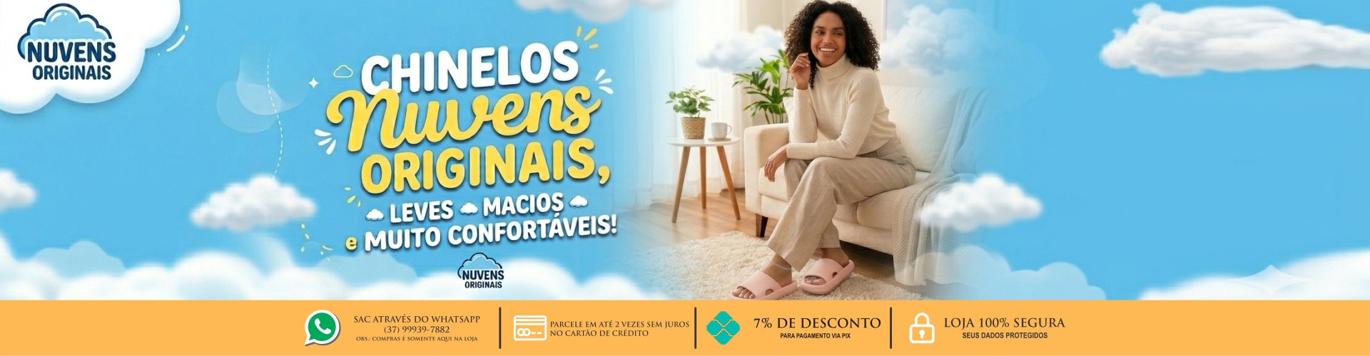Chinelos Nuvem Originais
