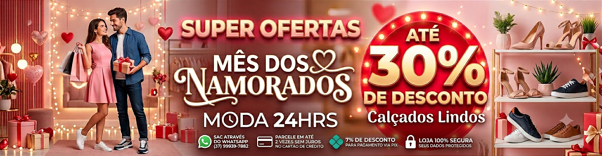 Ofertas mês dos Namorados
