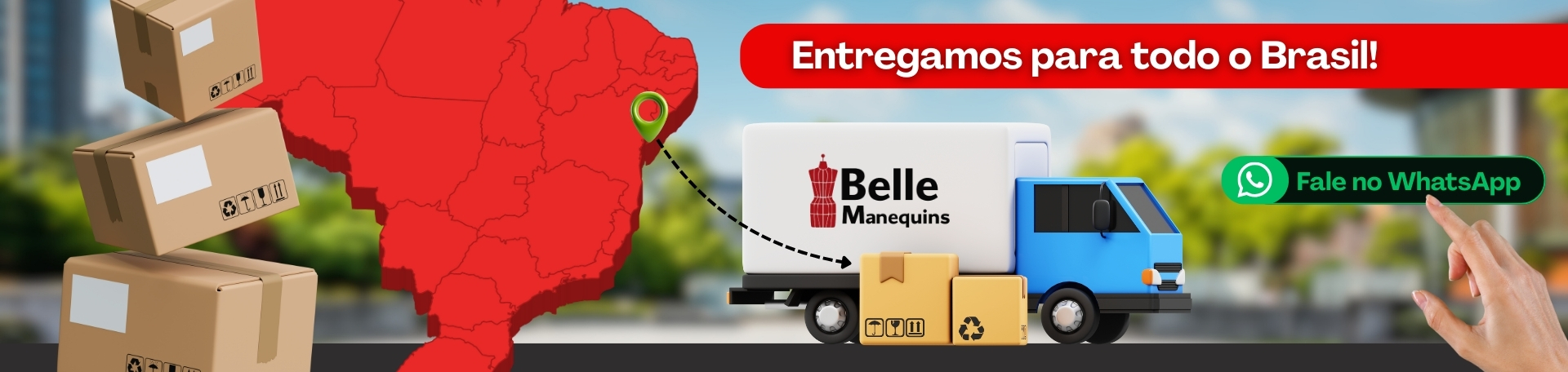 Entregas para todo o brasil